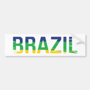 BRAZIL - Brasil Bumper Sticker