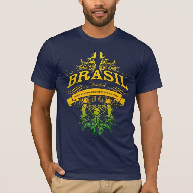BRAZIL - Brasil Futebol T-Shirt (Front)