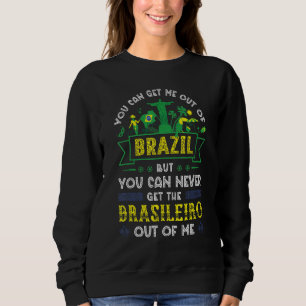 Brazil Brazilian fans Brazil Flag Brasileiros Socc Sweatshirt