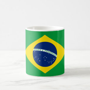 Brazil (Brazilian) Flag Coffee Mug