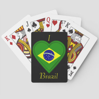 Brazil Brazilian Flag Playing Cards