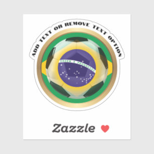 Brazil Brazilian Flag Soccer Ball 