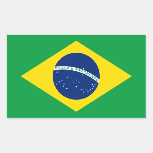 Brazil – Brazilian National Flag Rectangular Sticker