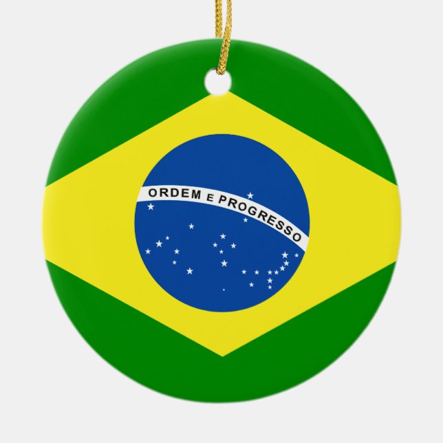 Brazil Ceramic Ornament (Front)