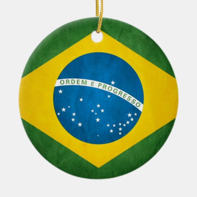 brazil ceramic tree decoration (Front)