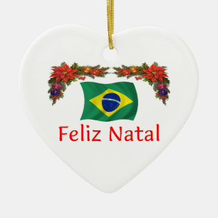 Brazil Christmas Ceramic Tree Decoration