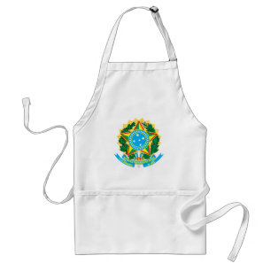 Brazil coat of arms standard apron