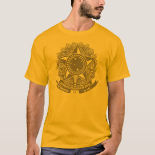 Brazil Coat of Arms Vintage T-Shirt