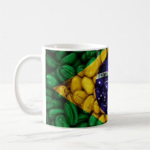 Brazil coffee flag mug