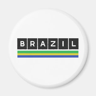 Brazil Colours design! Magnet