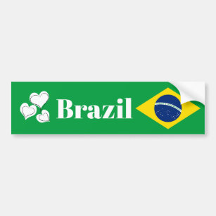 Brazil Country flag Bumper Sticker