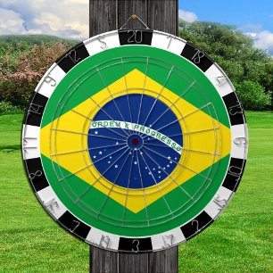 Brazil Dartboard & Brazilian Flag / game board