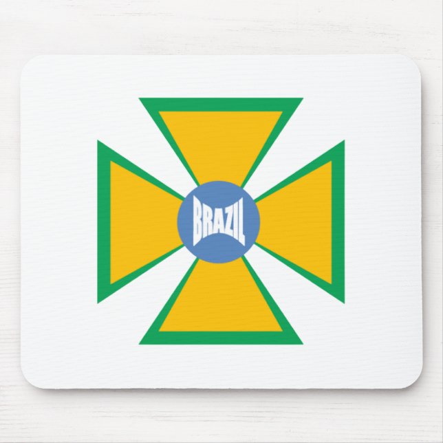 BRAZIL DESIGN Mouse Carpet Pad (Front)