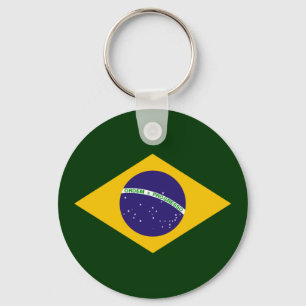 Brazil diamond - emblem of the Brazilian flag Key Ring