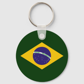 Brazil diamond - emblem of the Brazilian flag Key Ring