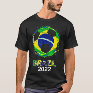 Brazil Flag 2022 Supporter Brazilian Soccer Team B T-Shirt