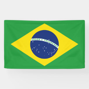 Brazil flag banner