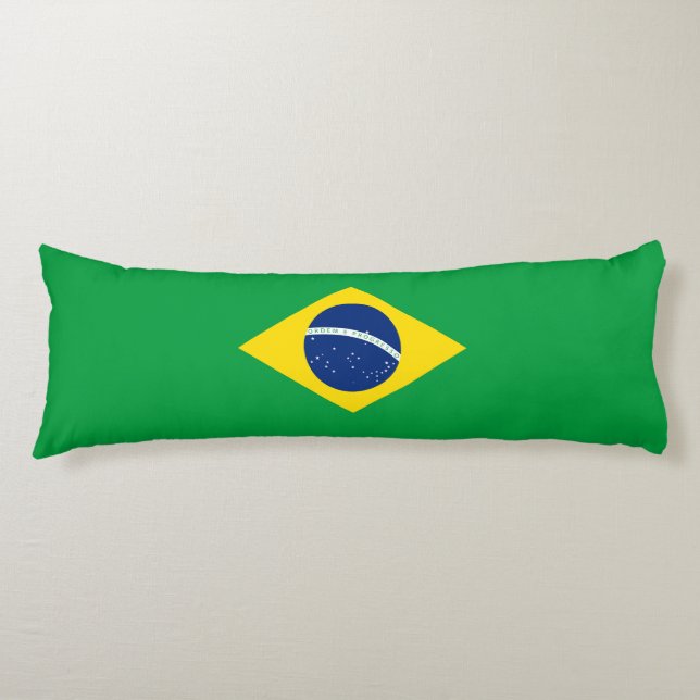 Brazil flag body cushion (Front)