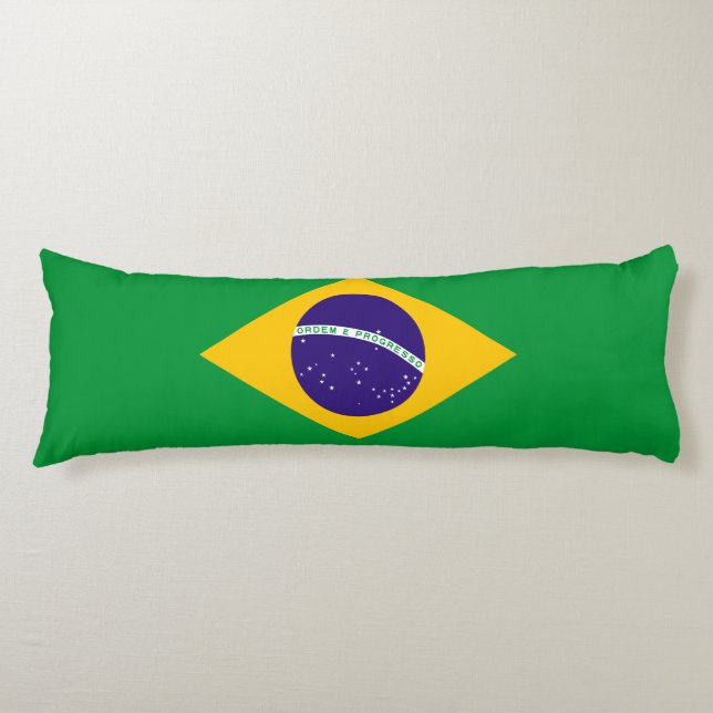 Brazil Flag Body Cushion (Front)