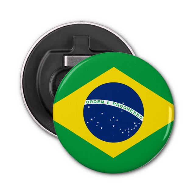 Brazil Flag Bottle Opener (Front)