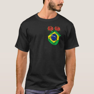 Brazil Flag Brazilian Heart T-Shirt