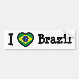 Brazil Flag Bumper Sticker