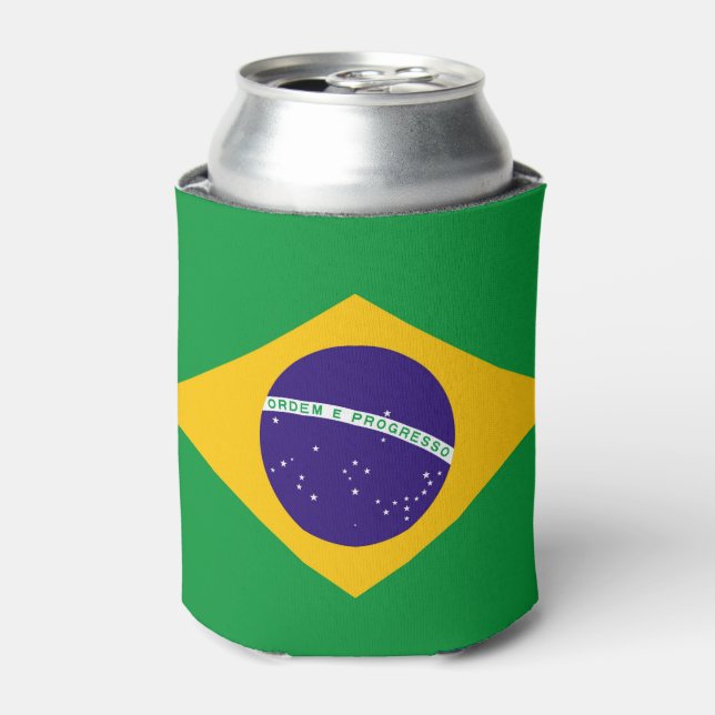 Brazil Flag Can Cooler (Can Front)
