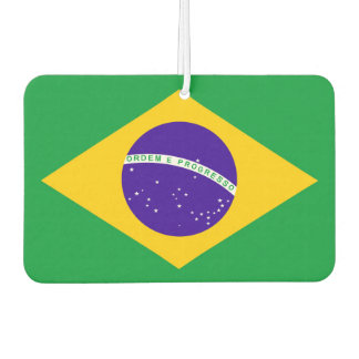 Brazil Flag Car Air Freshener