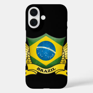 Brazil Flag iPhone 16 Case