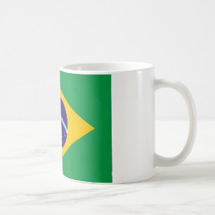 Brazil flag coffee mug