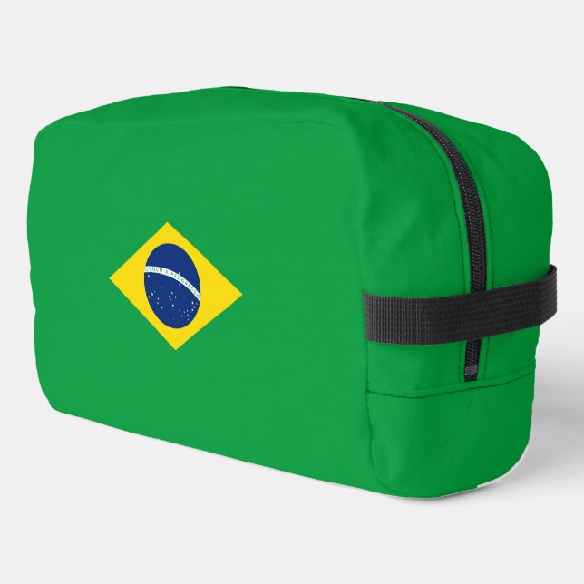 Brazil flag dopp kit (Left Corner)