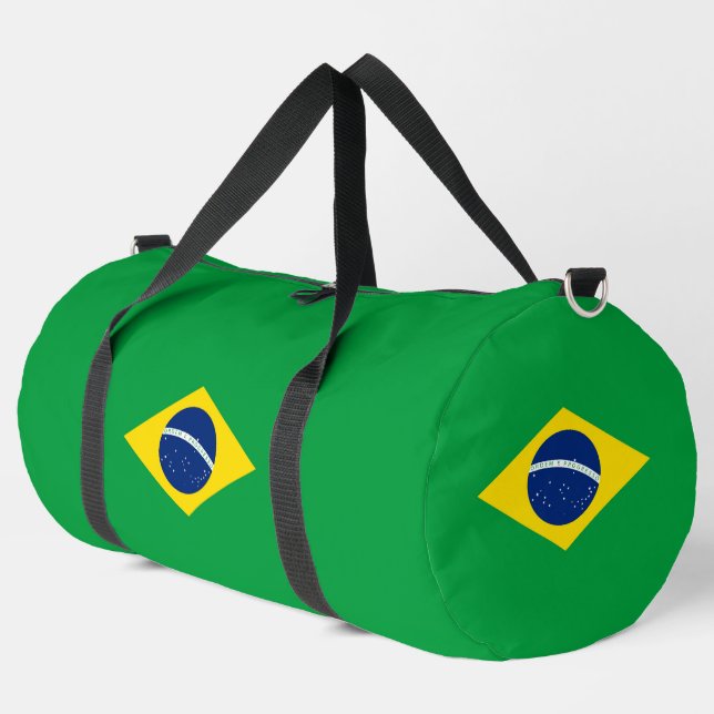 Brazil flag duffle bag (Left Corner)