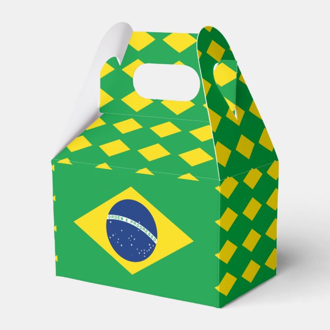 Brazil flag Favour Box (Front Side)