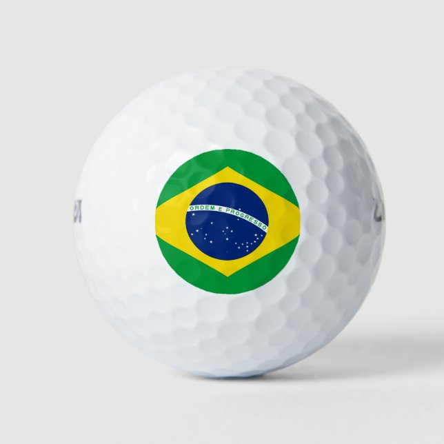 Brazil flag Golf Balls (Front)