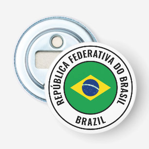 Brazil Flag Gorgeous Patriotic Bottle Opener
