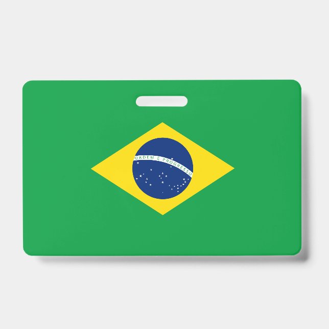 Brazil flag ID badge (Front)