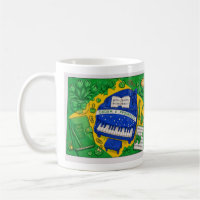 Brazil Flag Inspired Cute Stationery Design