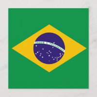 Brazil Flag Invitation