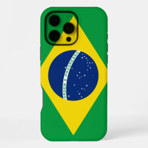 Brazil flag iPhone 16 pro max case
