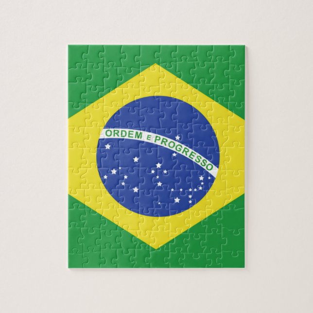 Brazil Flag Jigsaw Puzzle (Vertical)