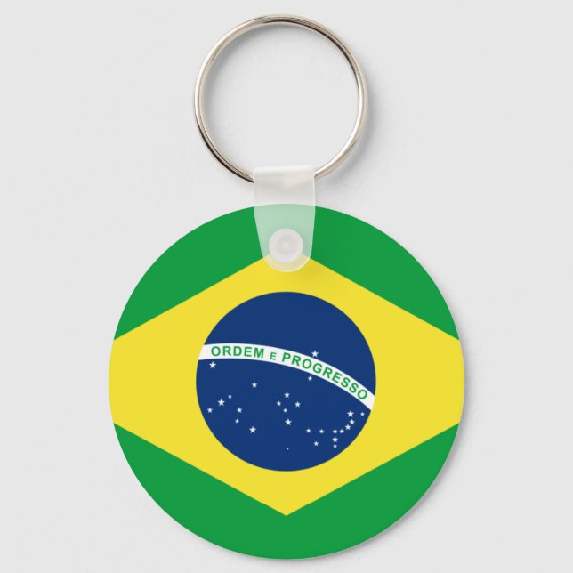 brazil flag key ring (Front)