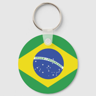 Brazil Flag Key Ring