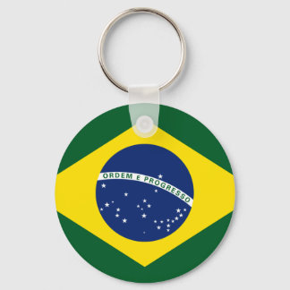 Brazil flag key ring