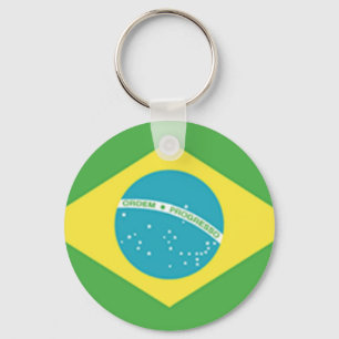 Brazil Flag Key Ring