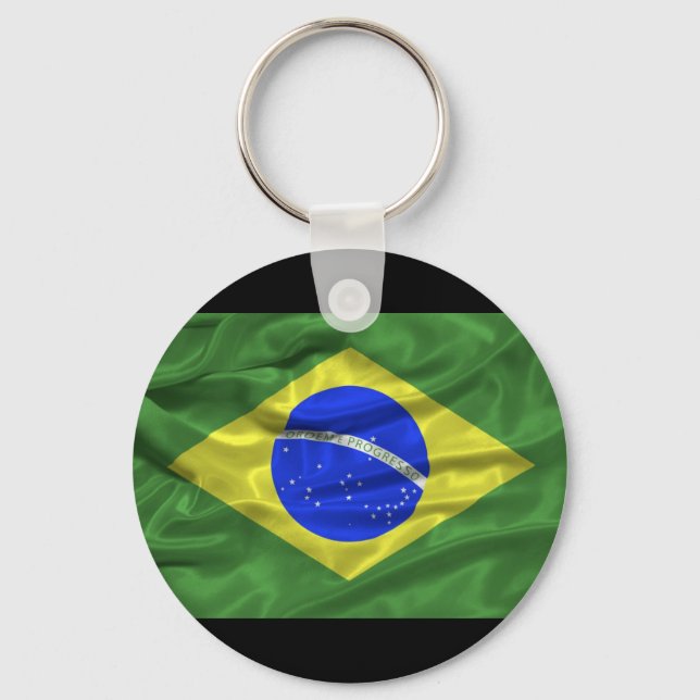 Brazil Flag Keychain (Front)