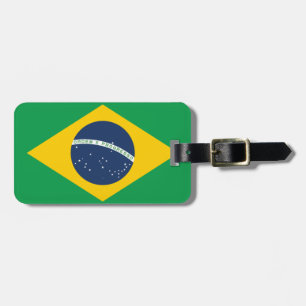 Brazil Flag Luggage Tag