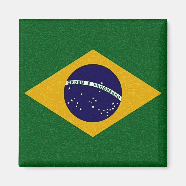 BRAZIL FLAG Magnet (Front)