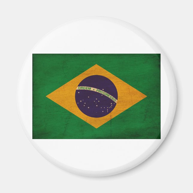 Brazil Flag Magnet (Front)