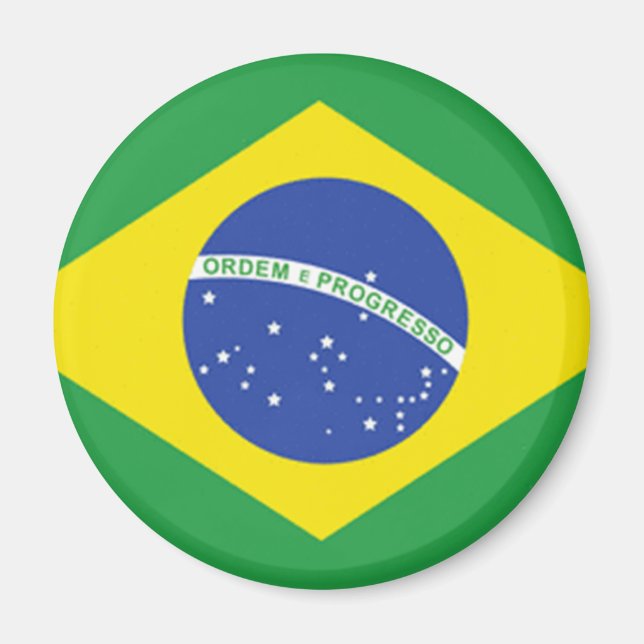 Brazil Flag Magnet (Front)