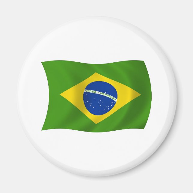 Brazil Flag Magnet (Front)